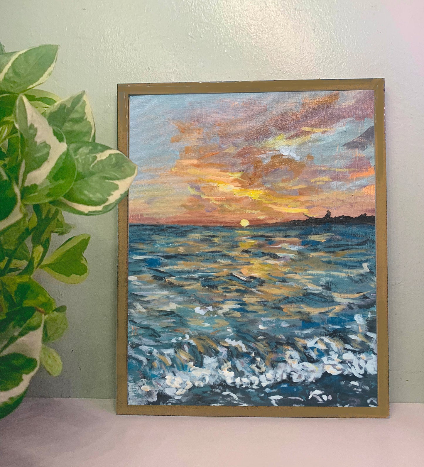 Beach Sunset Art Print