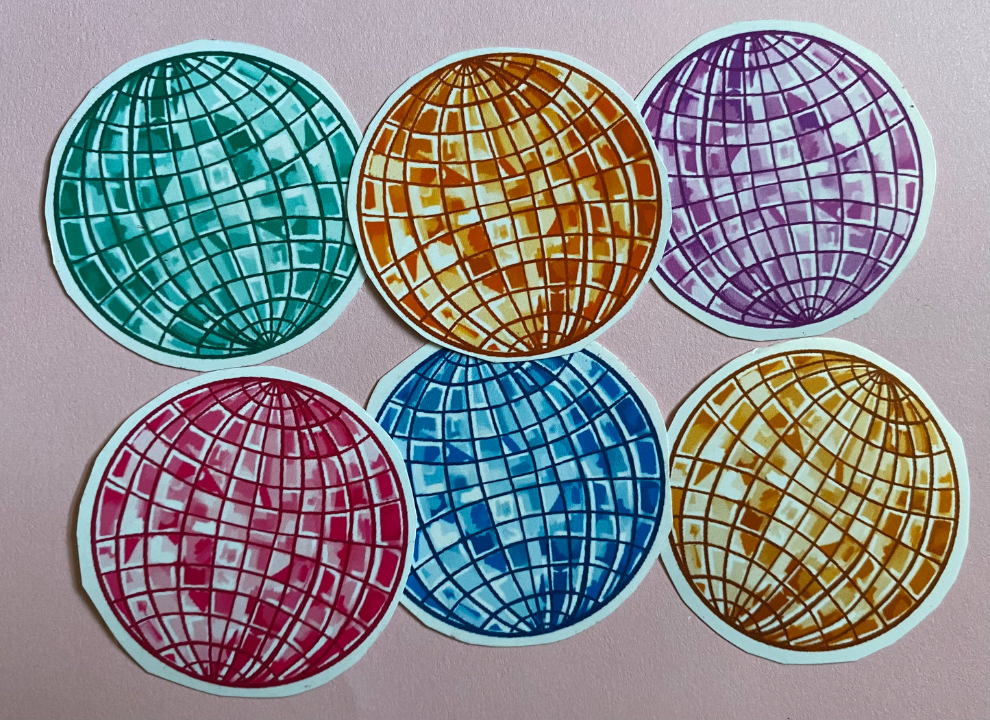 Disco Ball Stickers