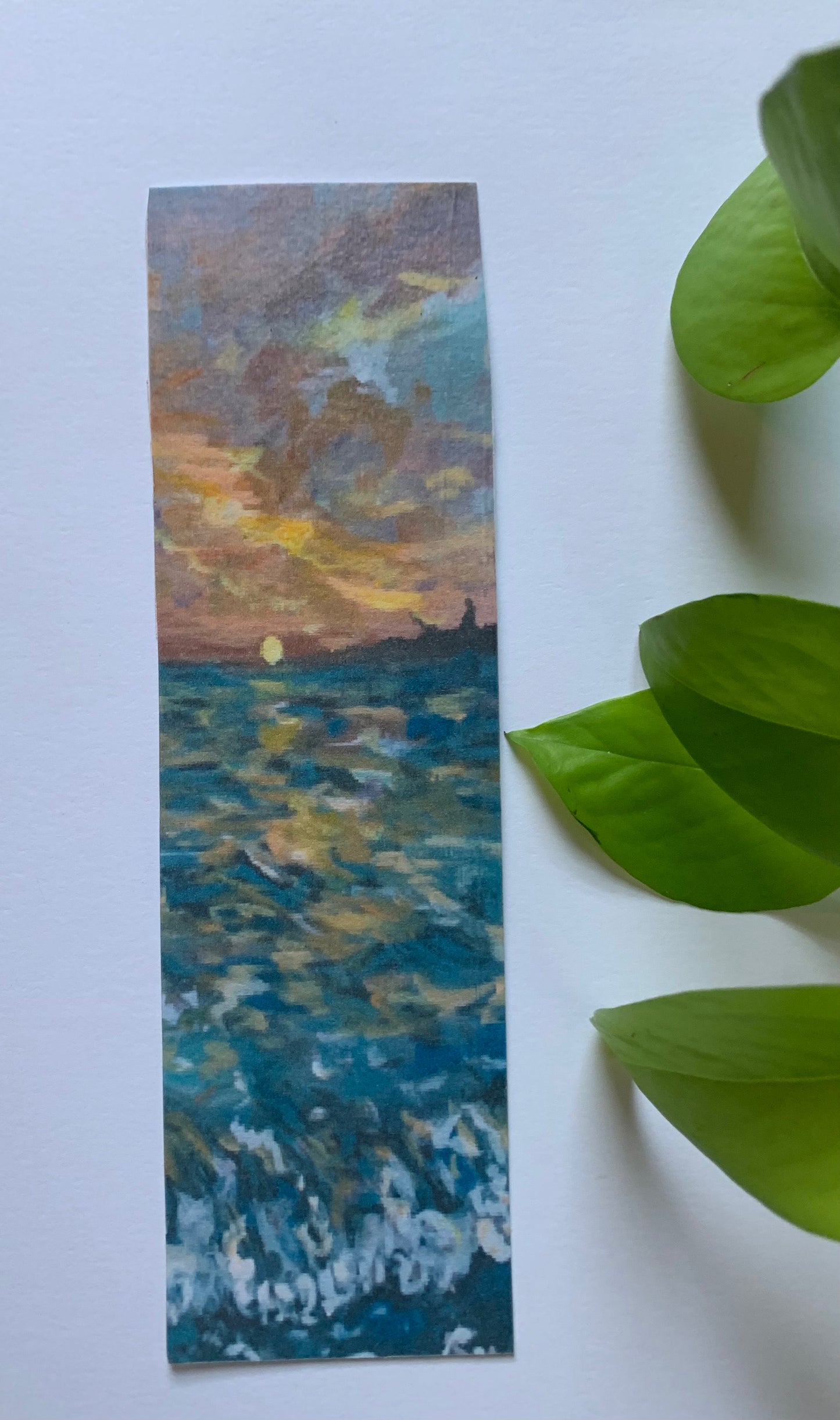 Beach Sunset Bookmark