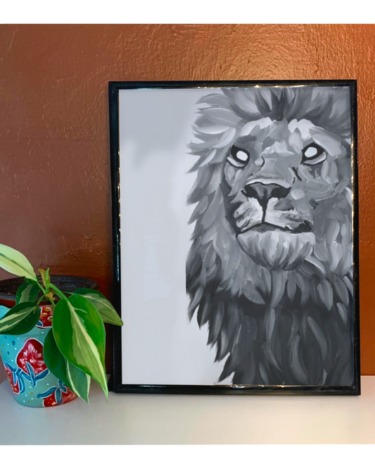 Lion Art Print