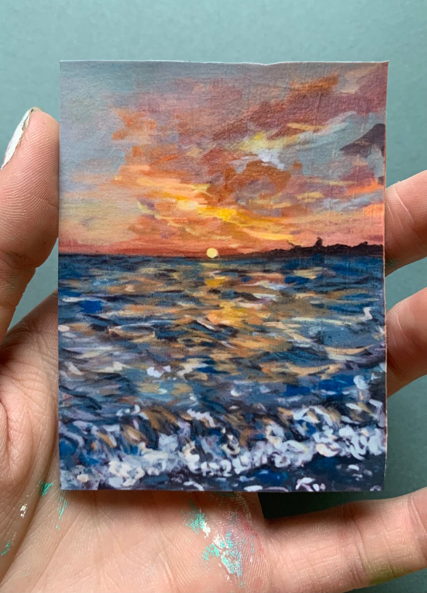 Beach Sunset Sticker