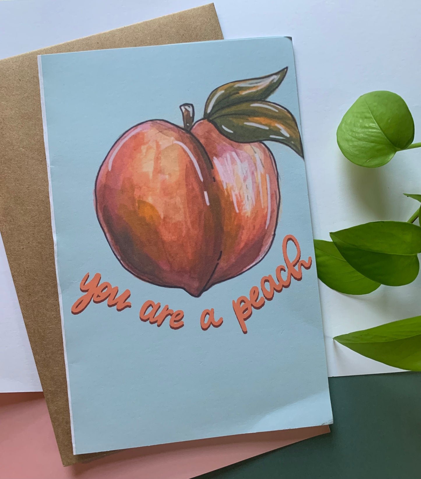 You’re A Peach Love A-peach-iation Card