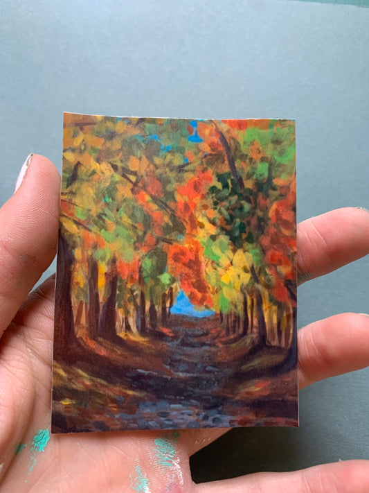 Autumn Tree Driveway Sticker