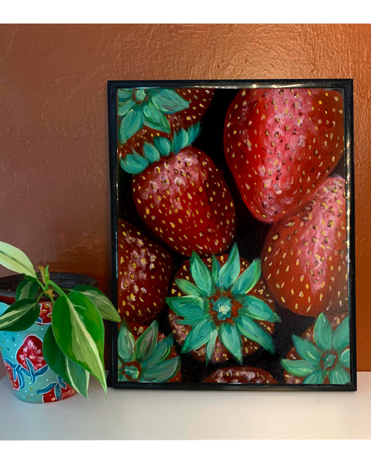 Strawberries Art Print